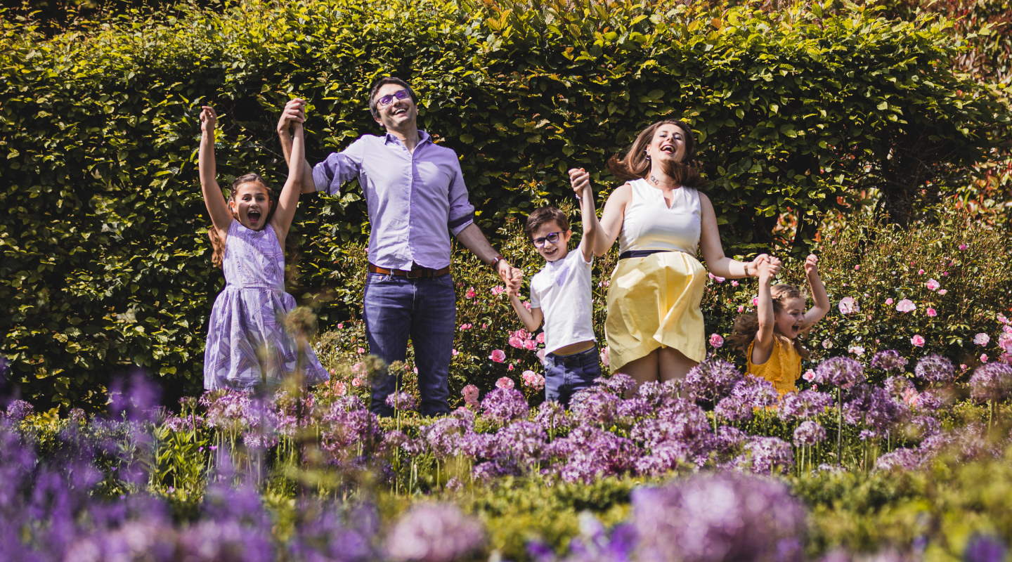 illustration couple famille plage débarquement Caen, Normandie, France